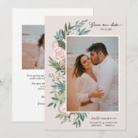 Klassisk Elegant - färgat Blommigt 2-foto | 