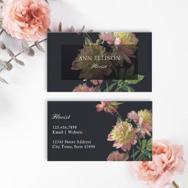 Klassisk Elegant Florist Visitkort