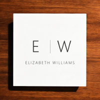 Klassisk Elegant Modern Minimalist Black White