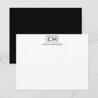 Klassisk Elegant Modern Minimalist Black White