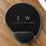 Klassisk Elegant Modern Minimalist Monogram Namn Gel Musmatta<br><div class="desc">Uppgradera din arbetsyta med vår klassiska Elegant Modern Minimalist Monogram Mouse Pad. Den här sofistikerade musknappen gör att du smidigt och elegant kan arbeta med minimalism i contemporaryn, vilket gör att du kan förfina ditt skrivbord. Den här musknappen är inte bara ett funktionellt tillbehör, utan en personlig påstående. Monogrammet för...</div>