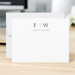 Klassisk Elegant Modern Minimalist-Tack<br><div class="desc">Uttryck tacksamhet mot stil när du använder vår klassiska Elegant Modern Minimalist Monogram - tack som du har kort. De här korten är noggrant designade och kombinerar sömlöst sofistikerad contemporary med minimalism, och skapar dem perfekten för att förmedla din uppskattning. De här tackkorten är utformade med precision och noggrannhet, och...</div>