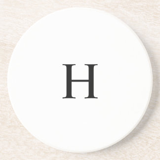 Klassisk Elegant Monogram Underlägg