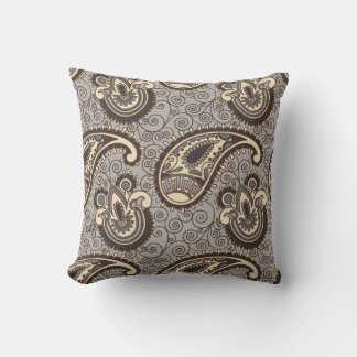 Klassisk Elegant Paisley | Storm och Cream Kudde