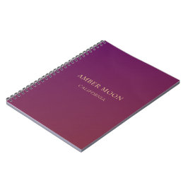 Klassisk Elegant Professionell Burgundy Vin Färg Anteckningsbok