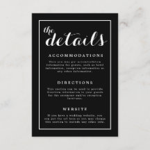 Klassisk Elegant Svartvitt Bröllop