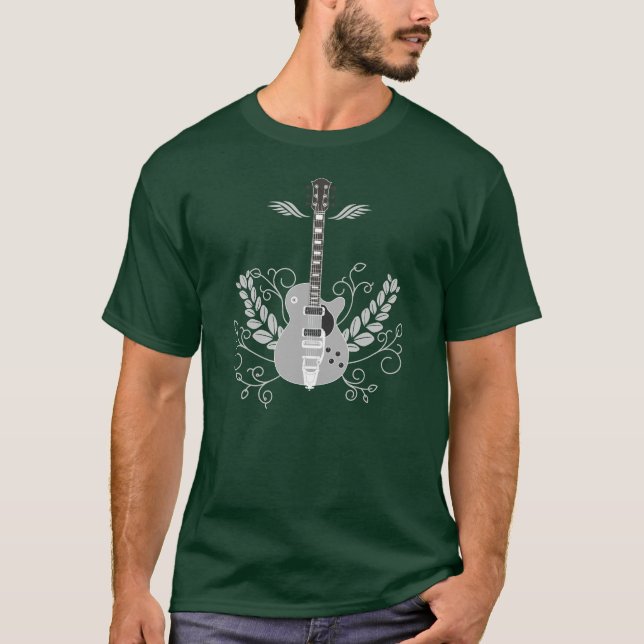 Klassisk elgitarr t shirt (Framsida)