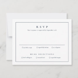 Klassisk Enkel Ren Elegant Bröllop  Inbjudningar