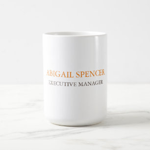 Klassisk enkel, ren Professionell - företag Kaffemugg