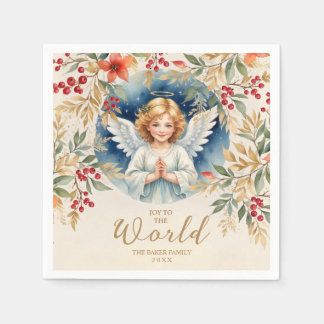Klassisk exquisite jul Victorian Angel Julafton Pappersservett