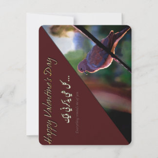 Klassisk fågeldag, V-dagen - allt påminner mig (ar Anteckningskort