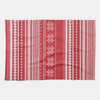 Klassisk Fair Isle kökshandduk