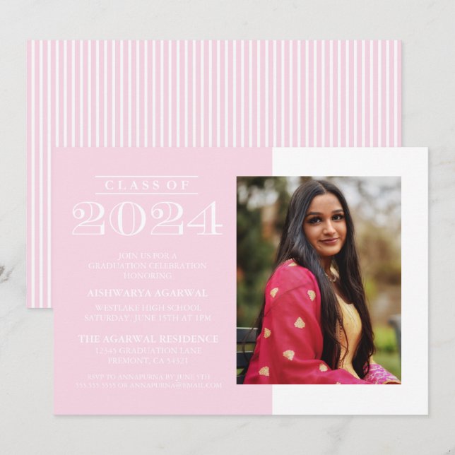 KLASSISK FALLSKLASS AV 2024 STUDENTEN INBJUDAN (Fram/baksida)