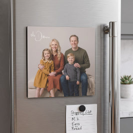 Klassisk familjeporträtt Anpassad Magnetisk Kort
