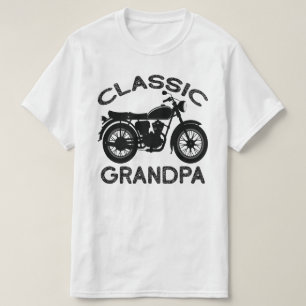 Klassisk farfar, motorcykel t shirt