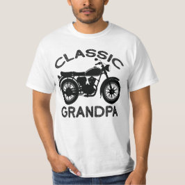Klassisk farfar, motorcykel t shirt