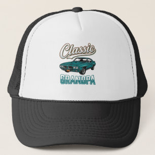 Klassisk farfar vintage bil t-shirt design_1 keps