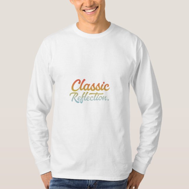 Klassisk färg t shirt (Framsida)