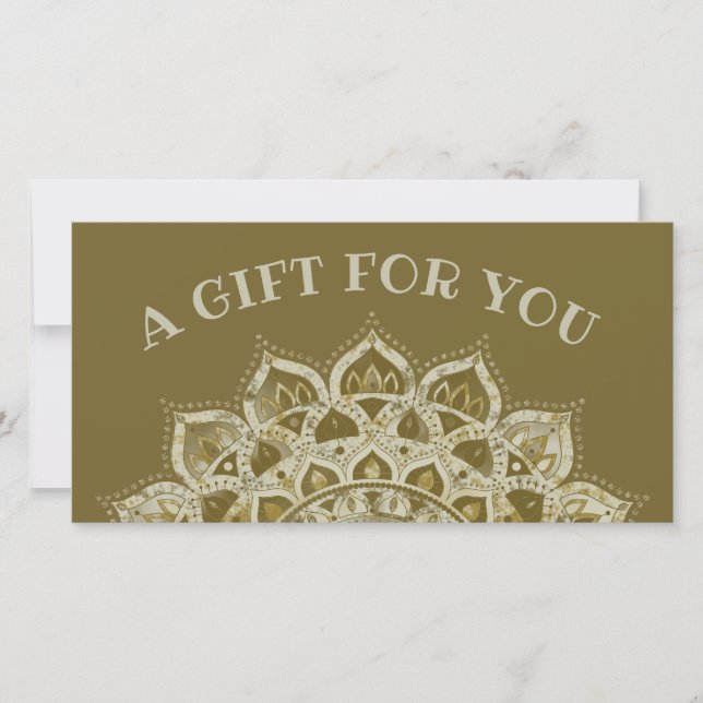 Klassisk färgrik mandala i indisk stil 4 (Framsida)