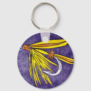 Klassisk felsökningskedja "Gult och Orange" Nyckelring