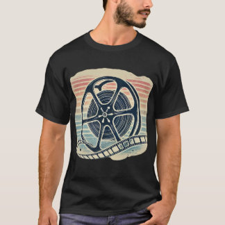Klassisk film Reel Silhouette T-Shirt - ett tribut