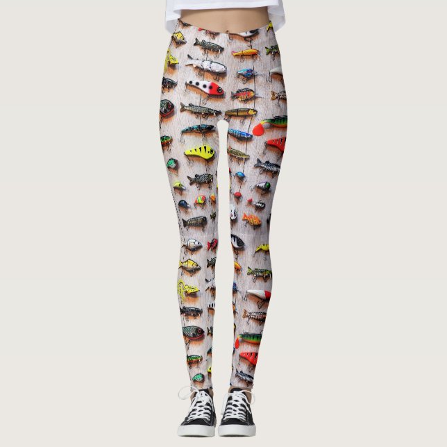 Klassisk fiskeslures Thunder_Cove Leggings (Framsida)
