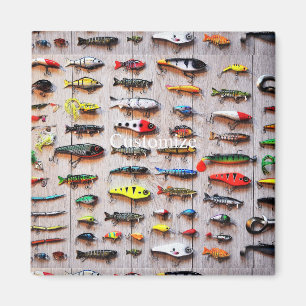 Klassisk fiskeslures Thunder_Cove Magnet