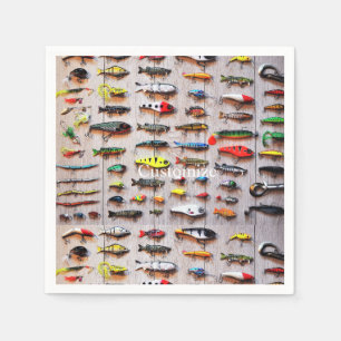 Klassisk fiskeslures Thunder_Cove Pappersservett