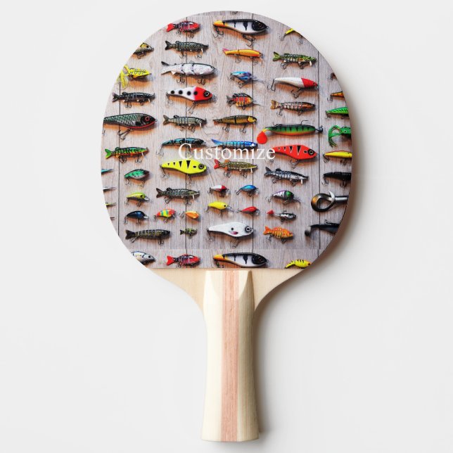 Klassisk fiskeslures Thunder_Cove Pingisracket (Framsidan)