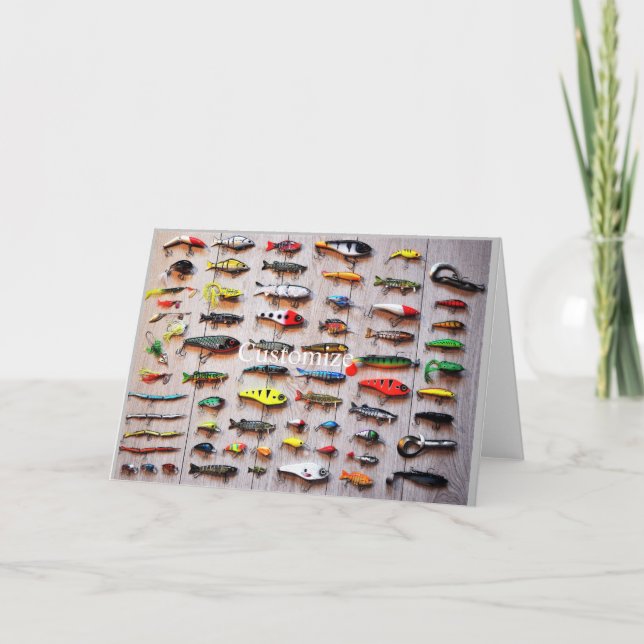 Klassisk fiskeslures Thunder_Cove Tack Kort (Framsida)