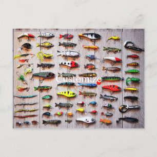 Klassisk fiskeslures Thunder_Cove Vykort