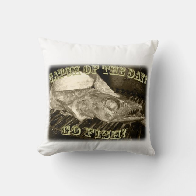 Klassisk fiskfyllning! kudde (Framsida)