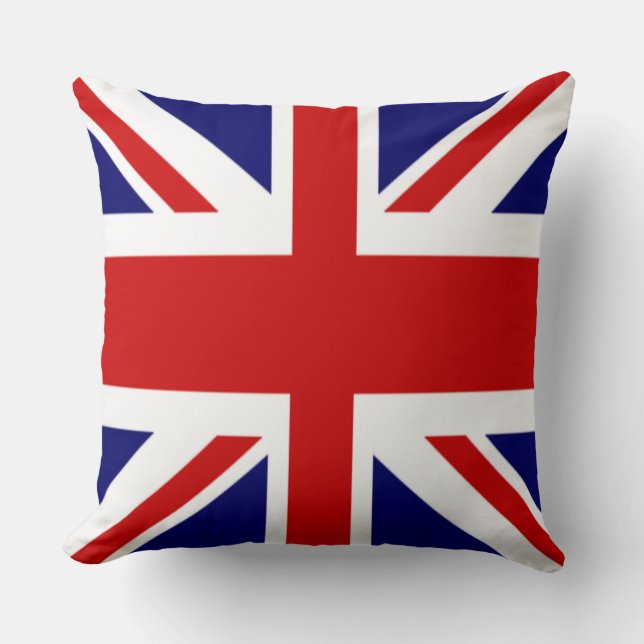 Klassisk flagga för Storbritannien Union Jack Kudde (Framsida)