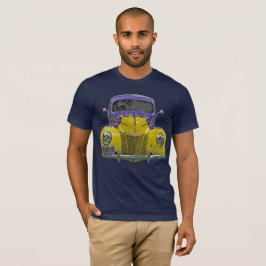 Klassisk flamma Gult Hot rod Abstrakt T-Shirt