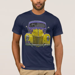 Klassisk flamma Gult Hot rod Abstrakt T-Shirt