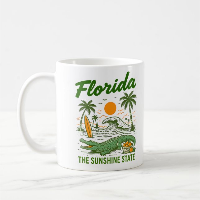 Klassisk Florida - Sunshine State Mugg (Vänster)