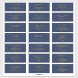 Klassisk flotta | Adressetiketter för gästen Guld  Klistermärken