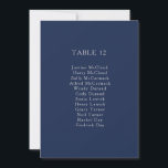 Klassisk flotta | Sätesdiagram för Bordsnummer i S<br><div class="desc">Denna klassiska flotta | bordsnumrets sittande sjökort i silver är underbart för en modern romantik och elegant bröllop. Den mörk marinpaletten Blue färg och minimal vintage typografi ge är en chic av klassens formella beröring. Utformningen är flexibel, perfekt för en grundläggande contemporary kväll, vår, fall, sommar eller vinterbröllop. Behålla den...</div>