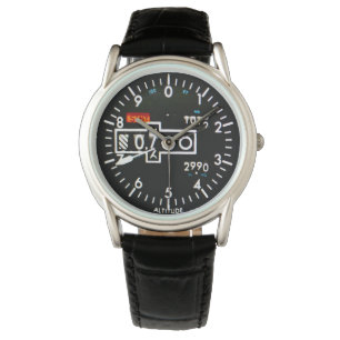 Klassisk flygaltimeter armbandsur