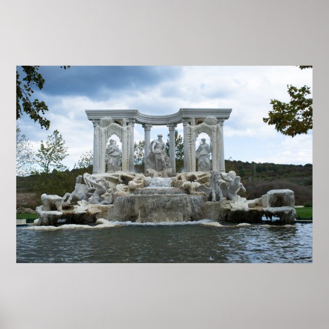 Klassisk fontain poster (Framsidan)