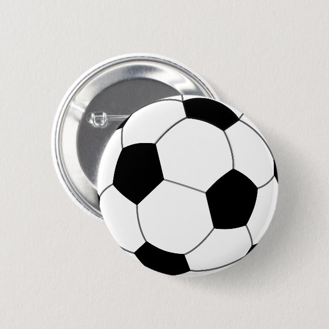 Klassisk fotboll Pin Knapp (Framsida & baksida)