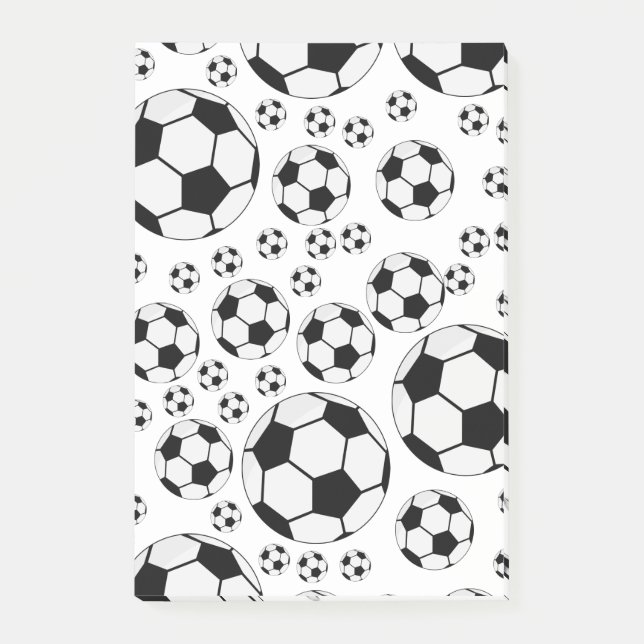Klassisk fotbollsillustration Traditionell sportfa Post-it Block (Framsida)