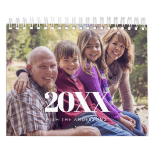Klassisk fotokalender för familjen 2023 kalender