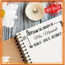 Klassisk "Från det här bibliotekets ägare" för lär