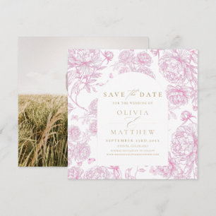 Klassisk fransk blomsterdoft spara datumet