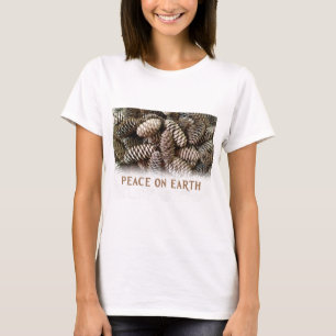 Klassisk fred på jorden i Gräs Cone T-shirt