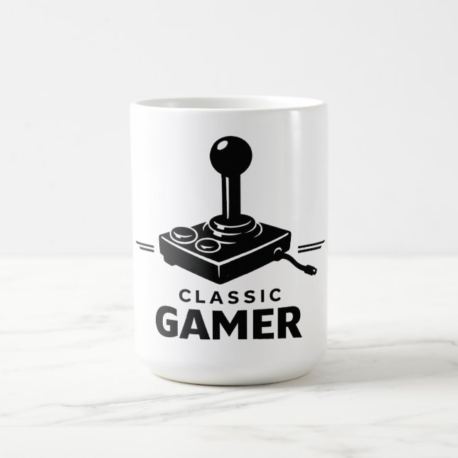 Klassisk Gamer Retro Joystick Mugg (Center)
