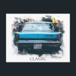 *~* Klassisk gammal antika bilar målning Vykort<br><div class="desc">VYKORT  VYKORT - KLASISKA BILAR RETRO - Grunge stil Digitalt Förbättrade Målningar - PERSONANPASSAD TEXT OM ÖNSKAD. -  baksida.</div>