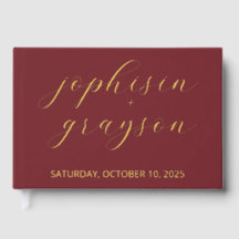 Klassisk gästbok, Modern Bröllop Guest Bok