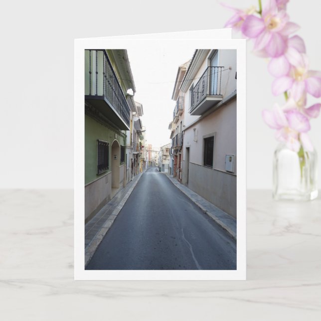 Klassisk gata i Lliria, Valencia, Spanska Kort (Orkide)